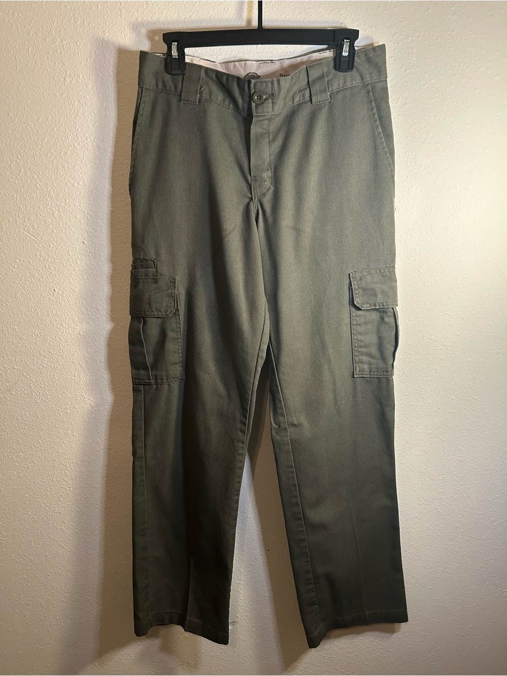 Dickies FLEX Men’s Green Twill Cargo Pants Regular Fit Straight leg